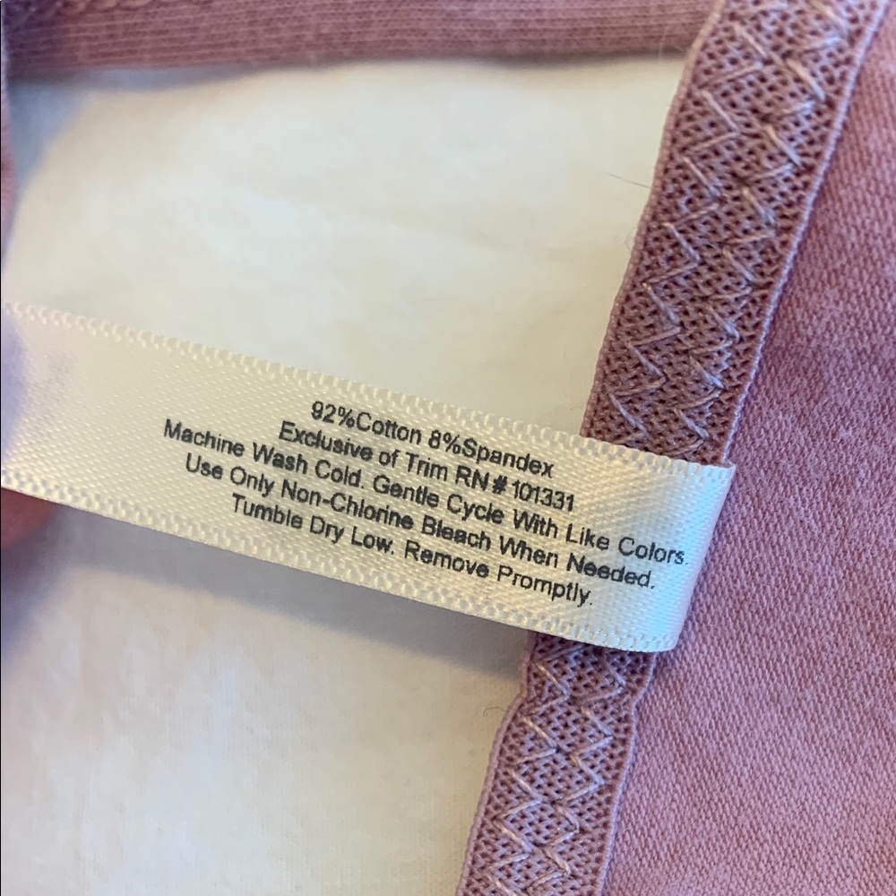 NWT Pink Bralette Size Large - Picture 7 of 7